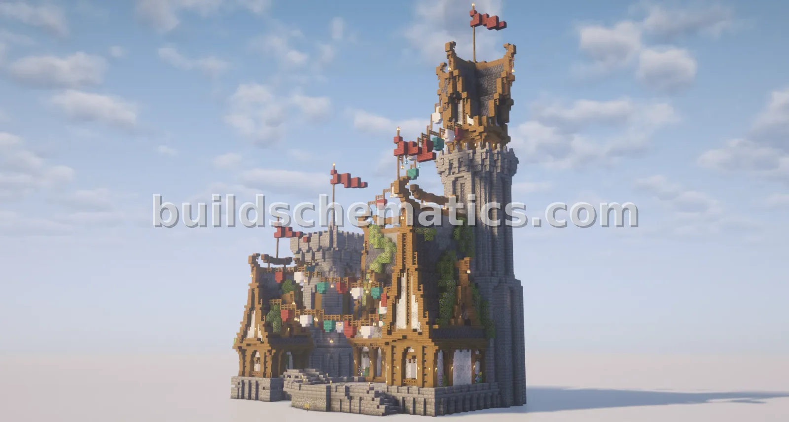 Medieval Castle House — view 3