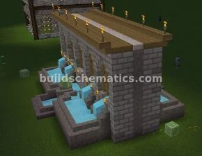 Fountain Wall Section