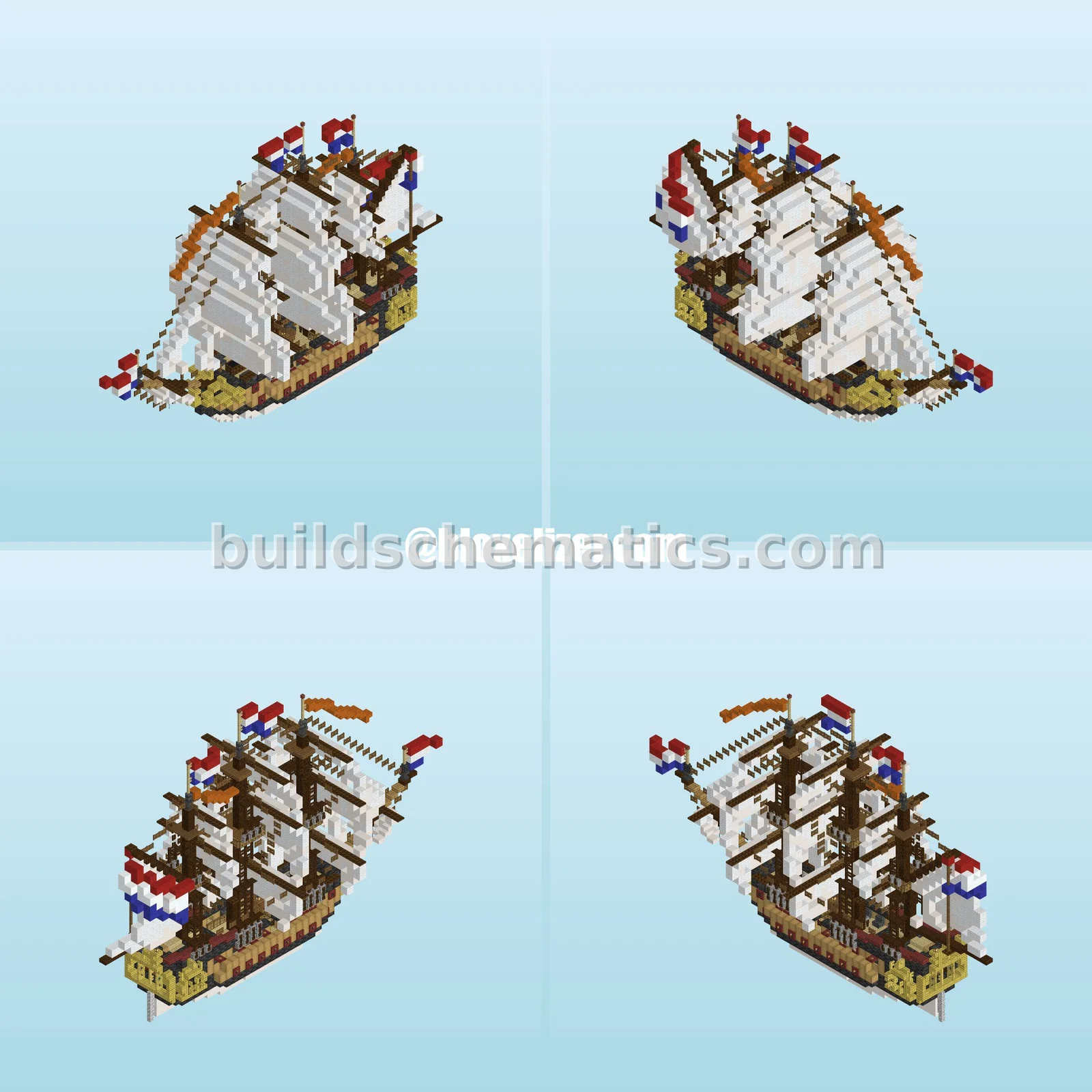 Seventeenth Century Dutch Sailing Ship