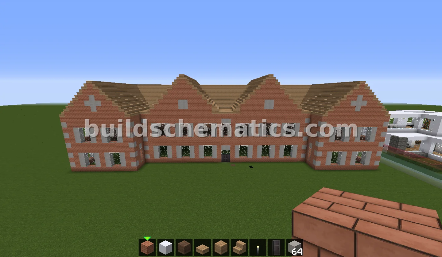 Large Brick House Design
