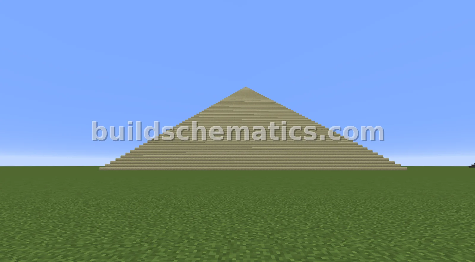 Huge Hollow Sandstone Pyramid