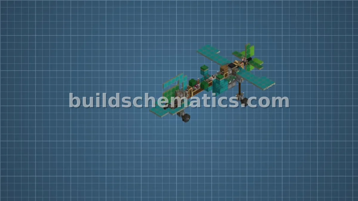 Cyan Sail Plane