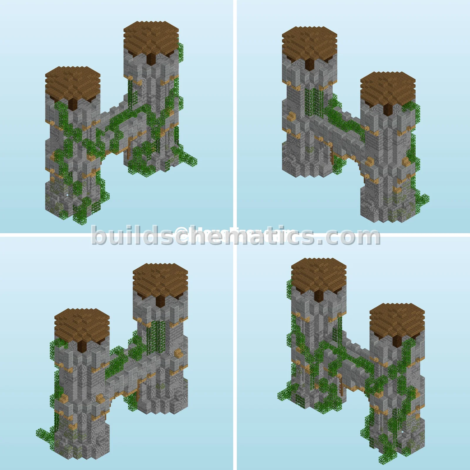 Medieval Twin Tower Gatehouse