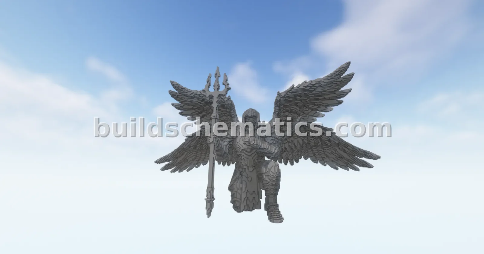 Angel Calebs Statue Minecraft Build