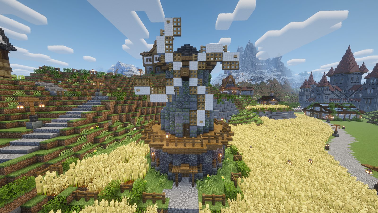Medieval Windmill Build Schematic