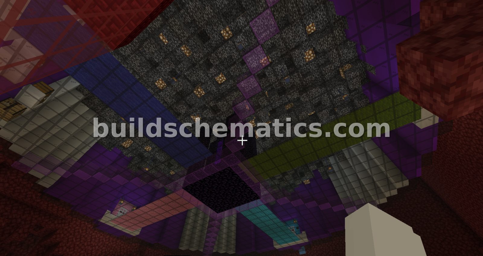 Nether Hub with Glass Floors — view 3