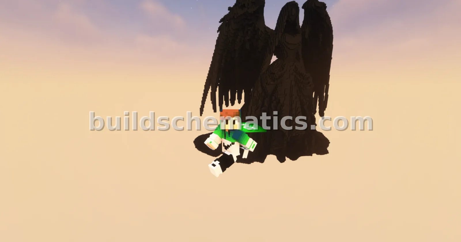 Angel Girl Fallen Statue — view 2
