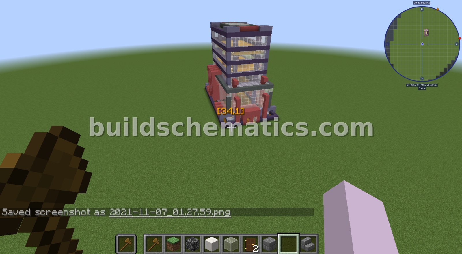 Apartment Building With Colorful Block Design