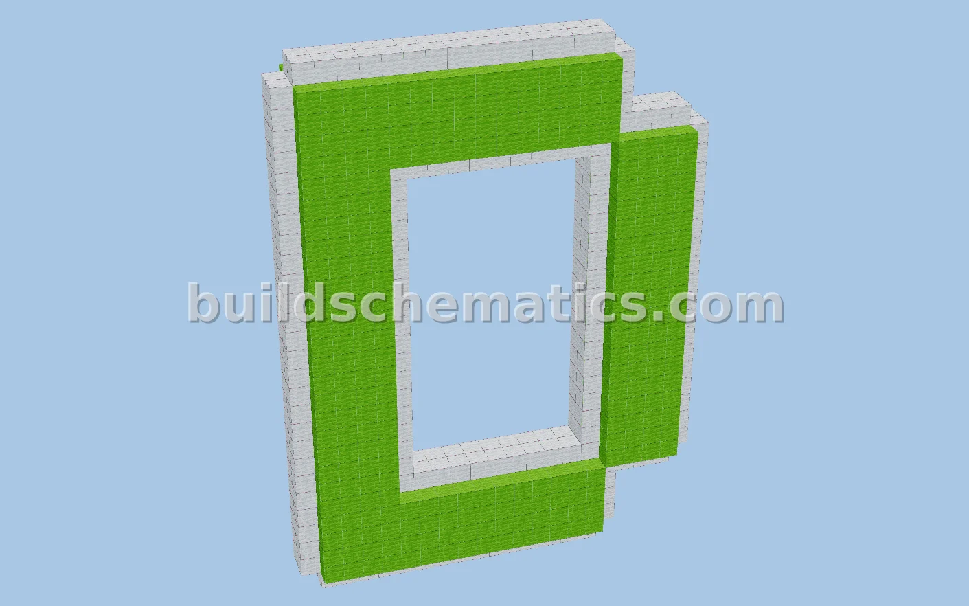 English Alphabet Statue MC Build