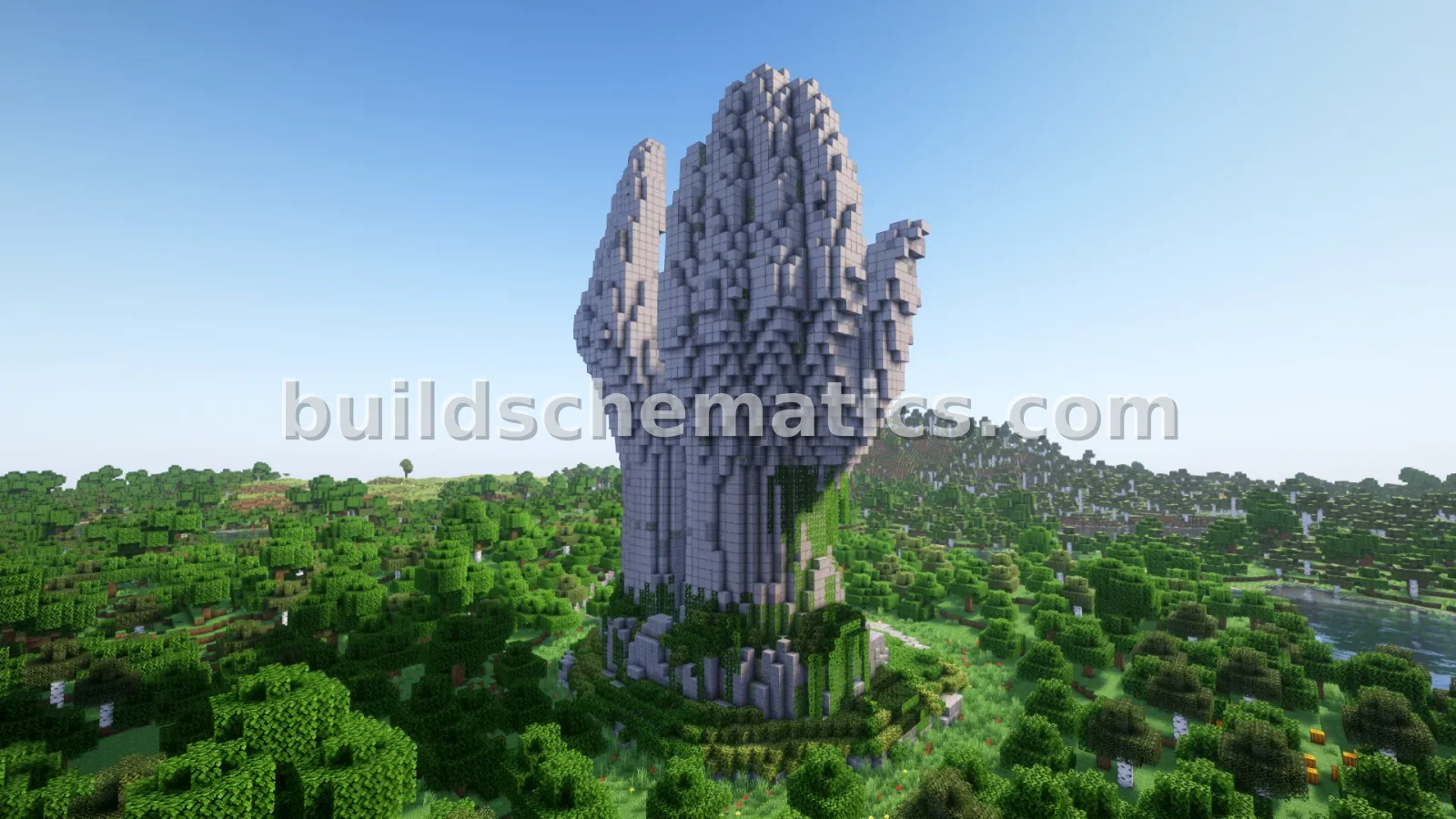 Nether Portal Statue - Praying for Rain Build — view 2