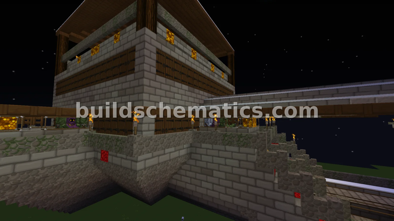 Iron Golem Farm with Villager Trading Post — view 4