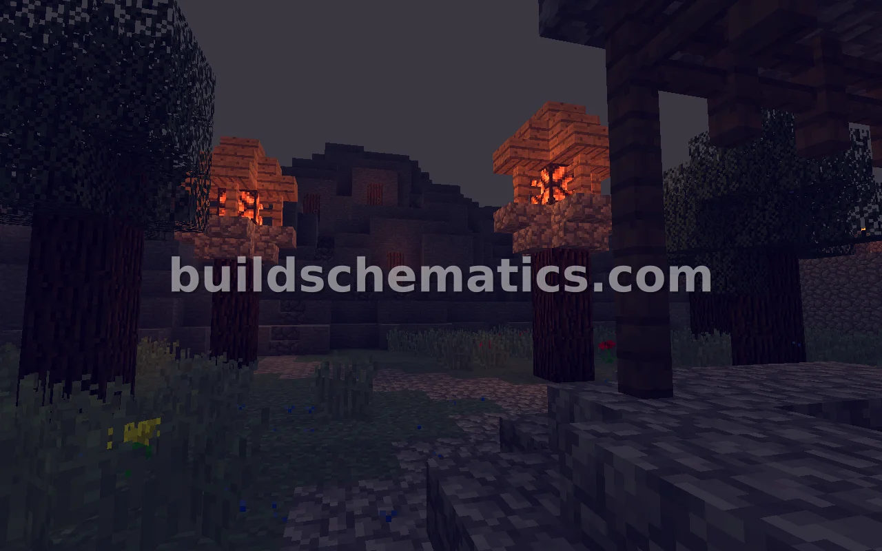 Mountain Castle With Furnished Houses — view 4