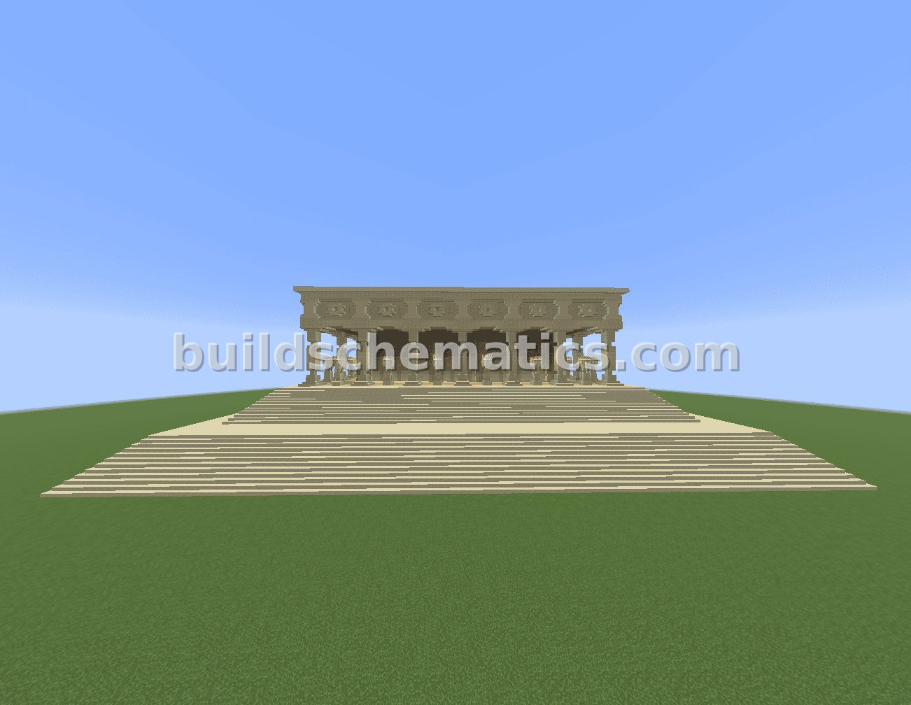 Egyptian Temple Trading Hall — view 5