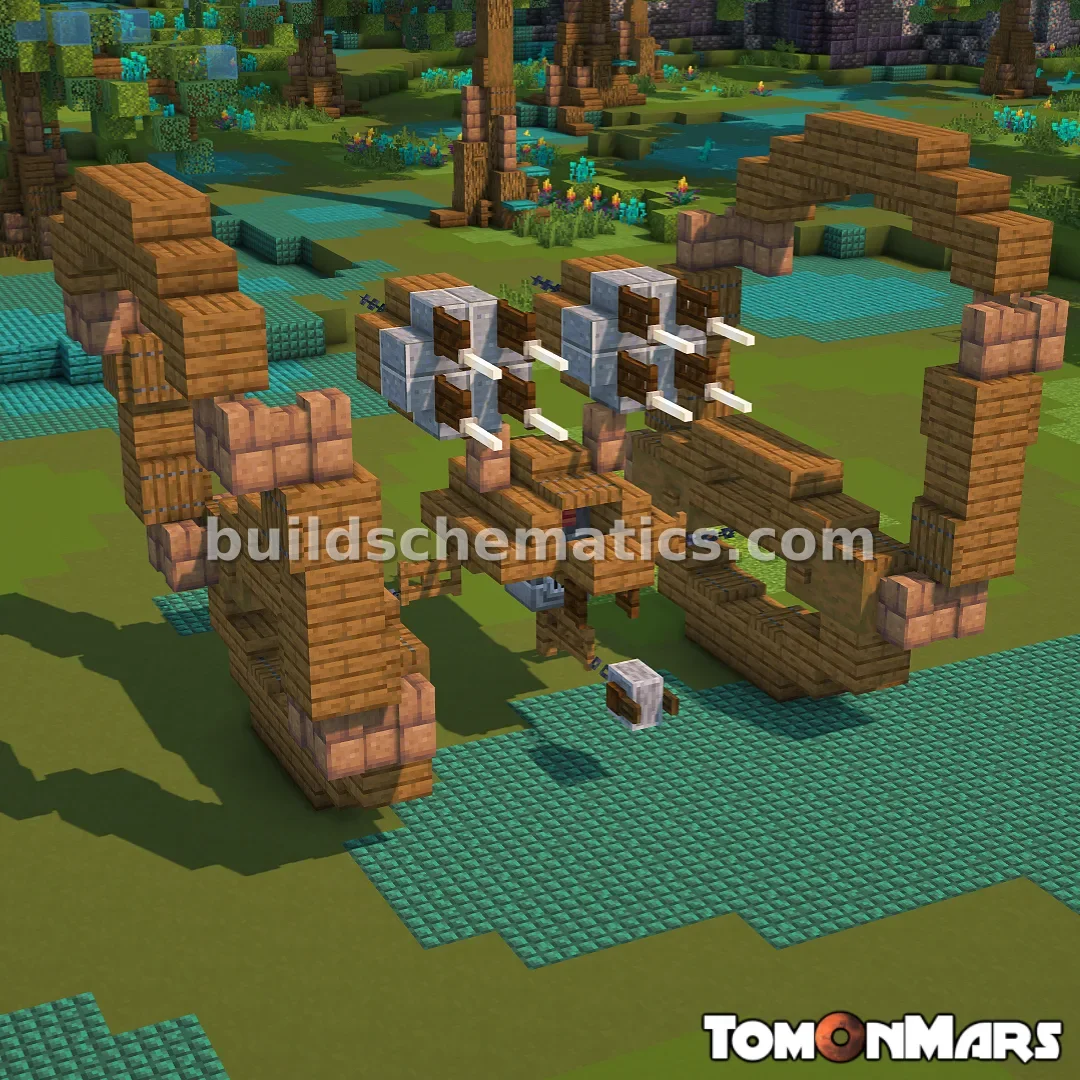 Geonosis CIS Vehicle Pack - Minecraft Schematic — view 4