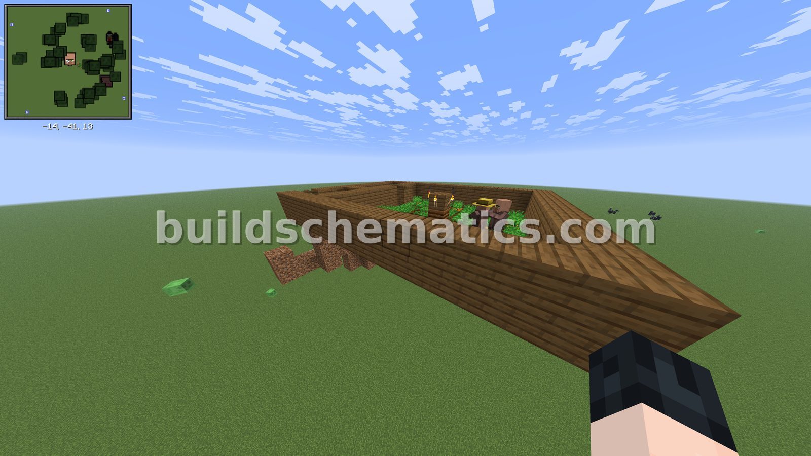 Compact Early Game Villager Breeder — view 2