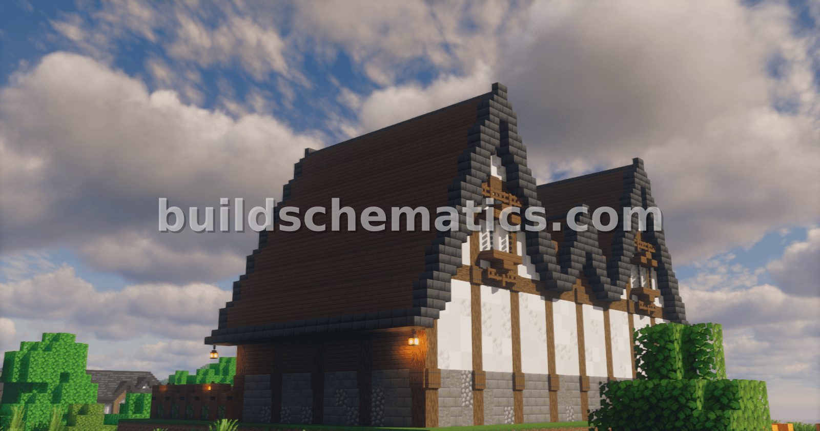 Medium Medieval House with Double Storage — view 3
