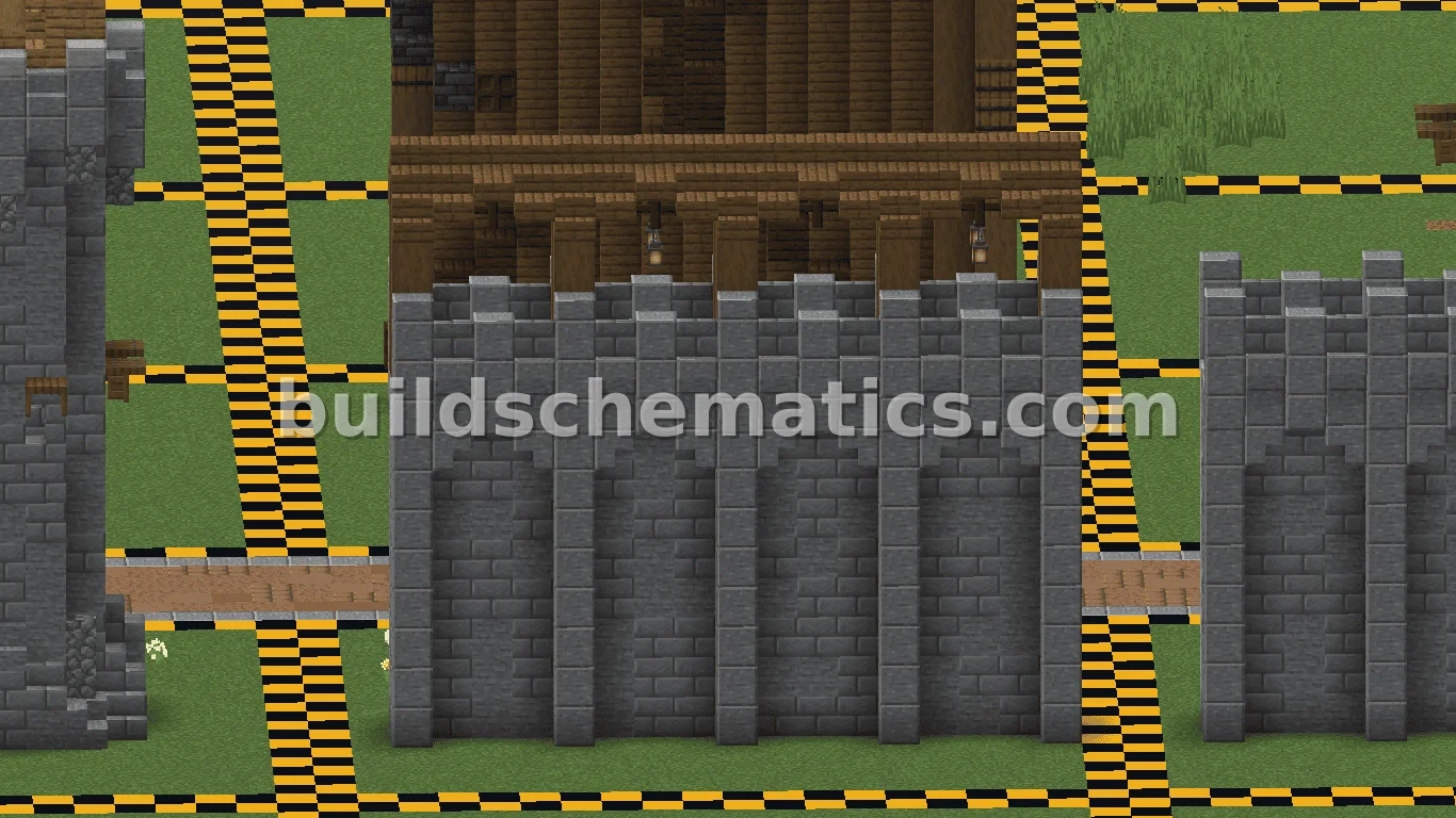 Royal Guard Wall With Roof