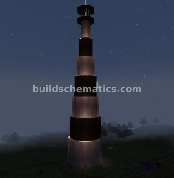 Clay Lighthouse with Beacon