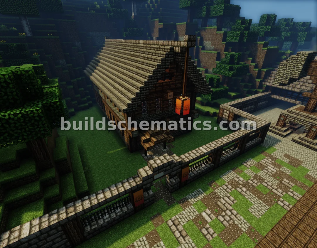 Medieval Tavern - Small Mountain Build — view 2