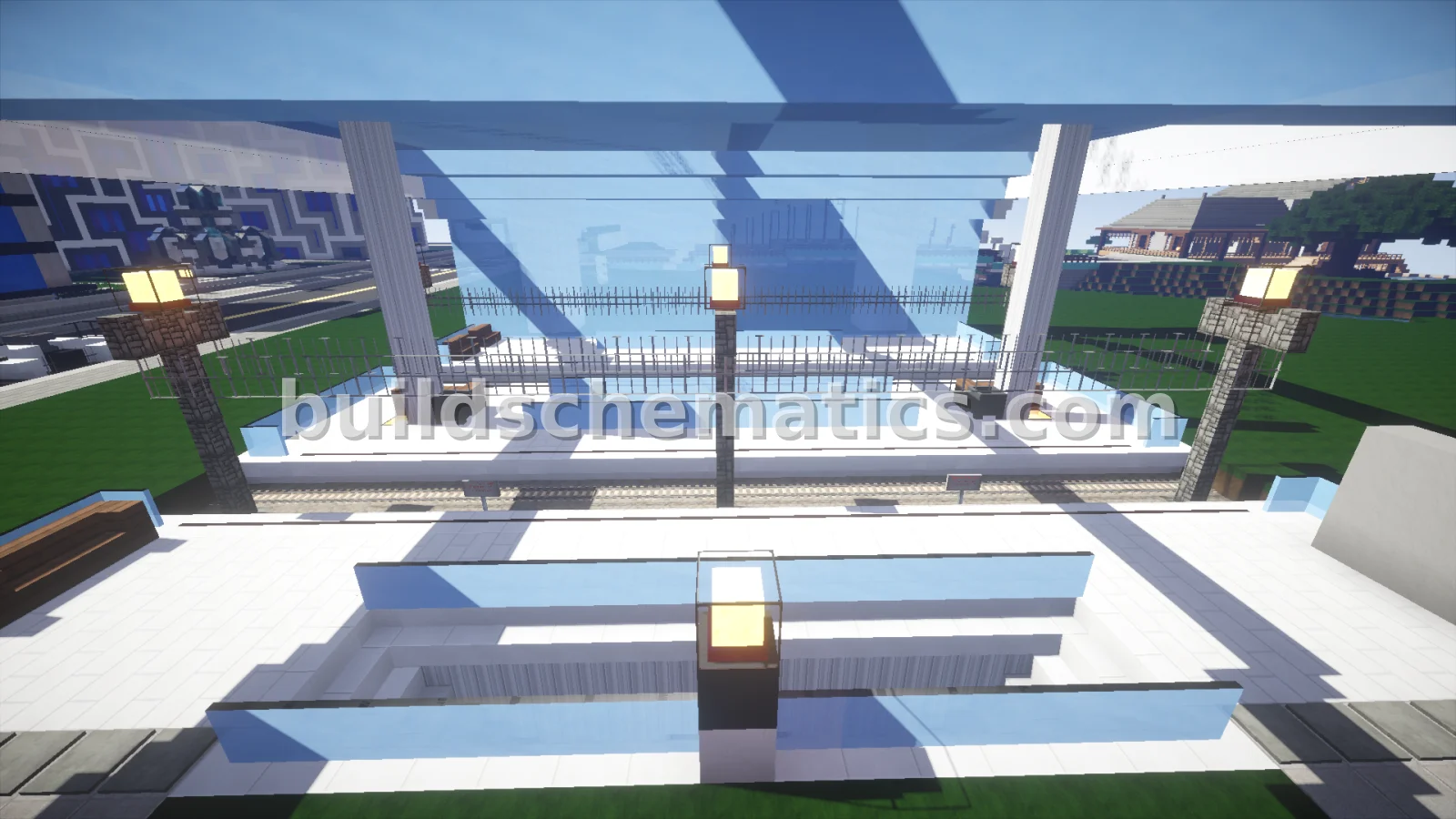 Small Modern Train Station — view 3