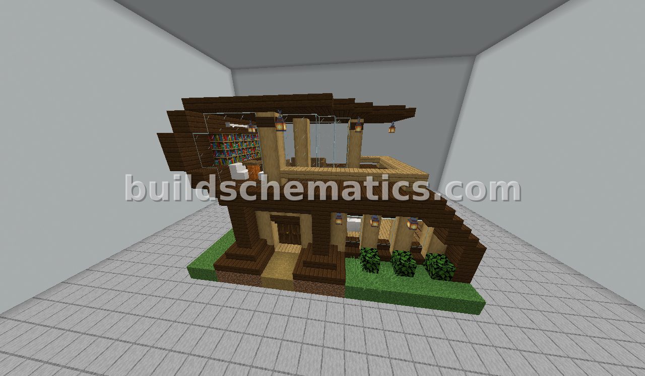 Modern 2-Story Wooden House