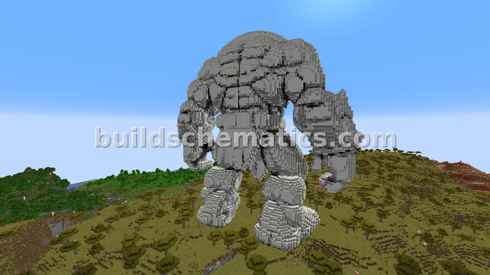 Stone Golem Statue Decoration — view 5