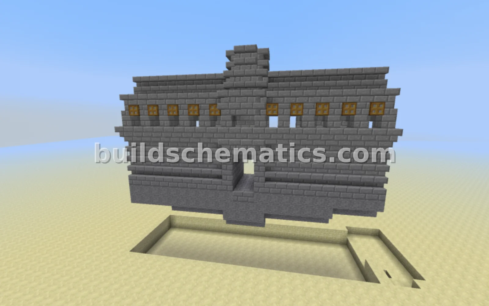 Castle Entrance Module With Working Doors