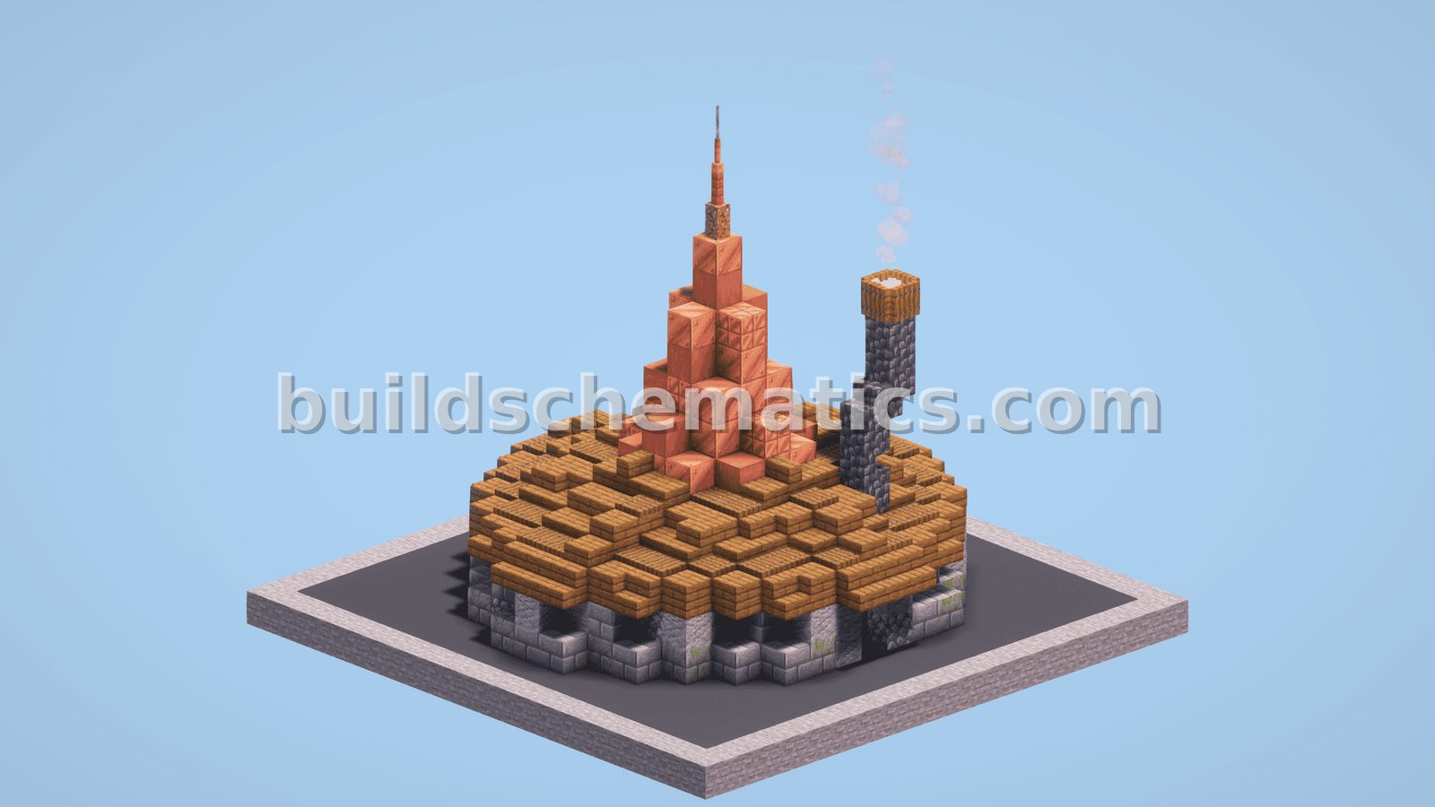 Rounded Medieval House 2 Build