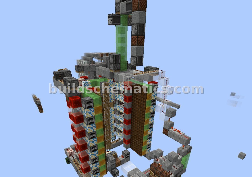 Automated Tree Farm With Pistons