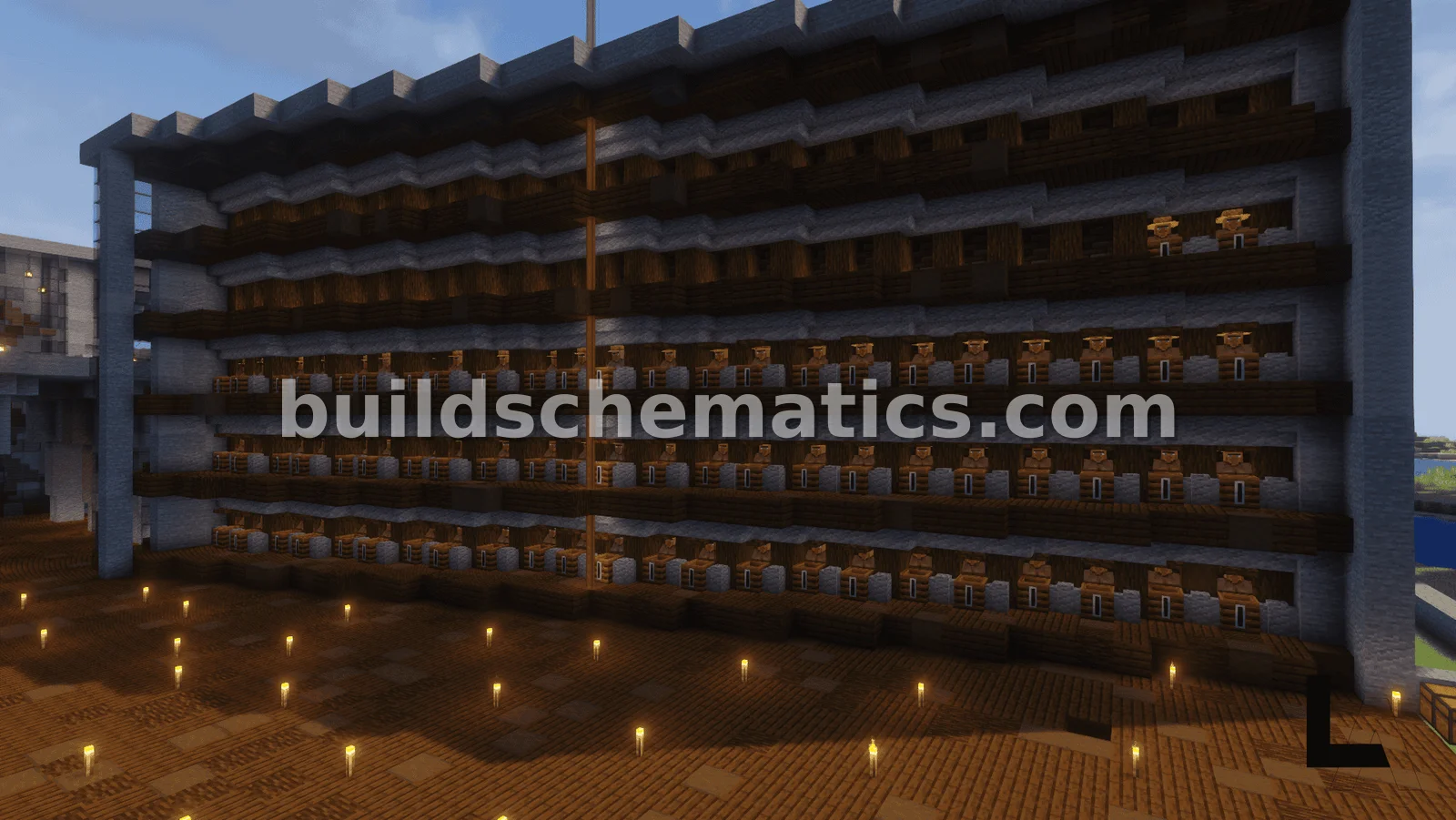 Giant Trading Hall Structure — view 3