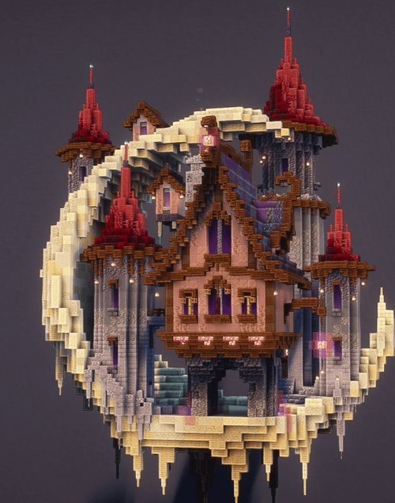 Lunar Palace Decorative Castle Build