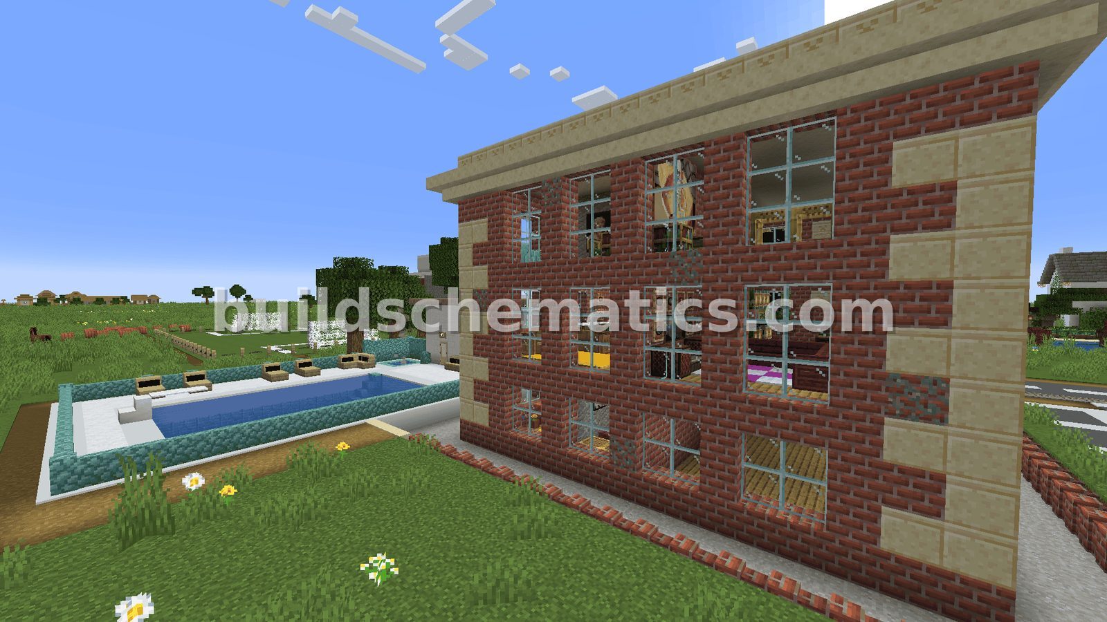 New York Style Townhouses With Pool — view 2