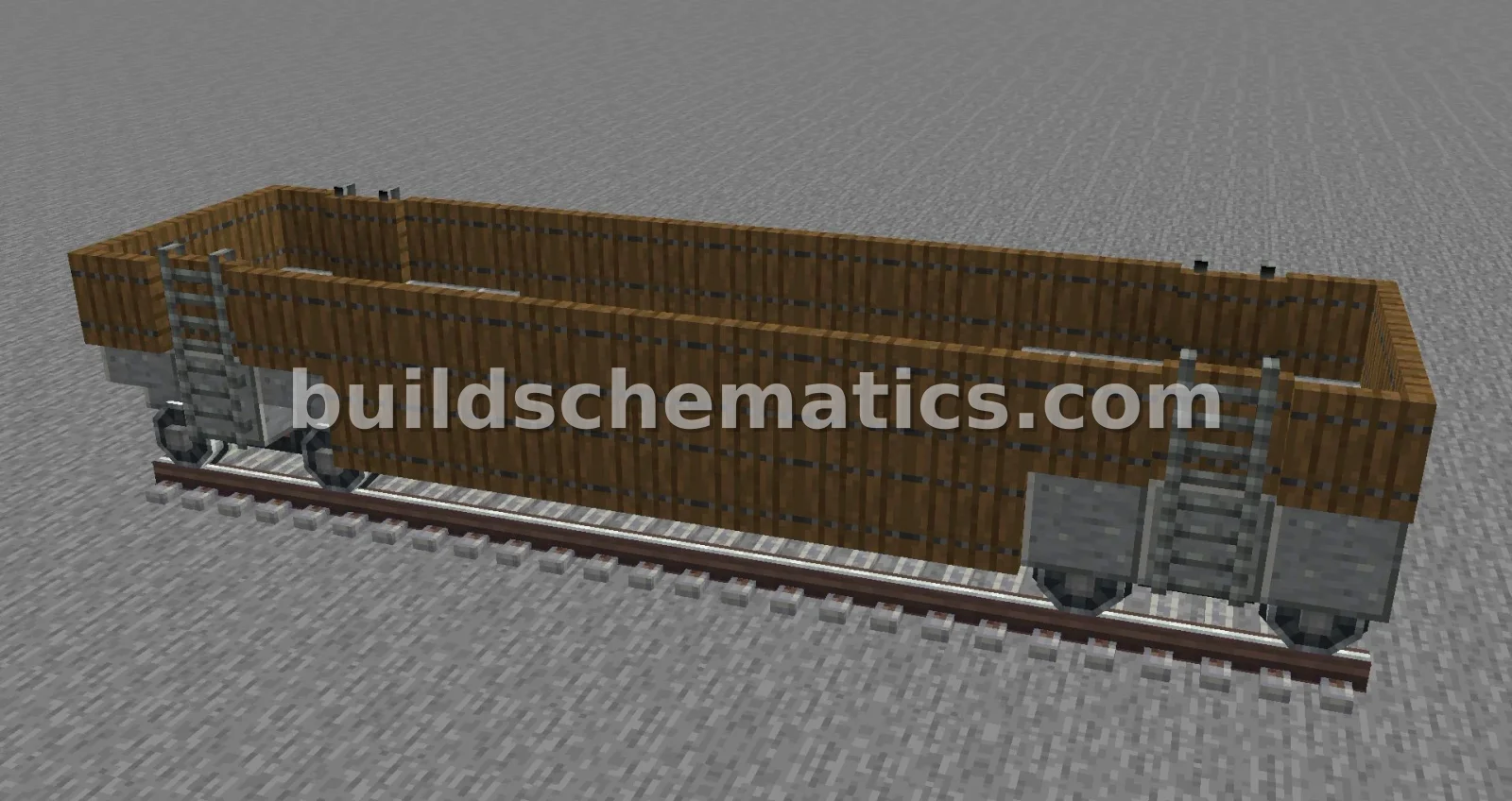 Flatbed Gondola Freight Car — view 2