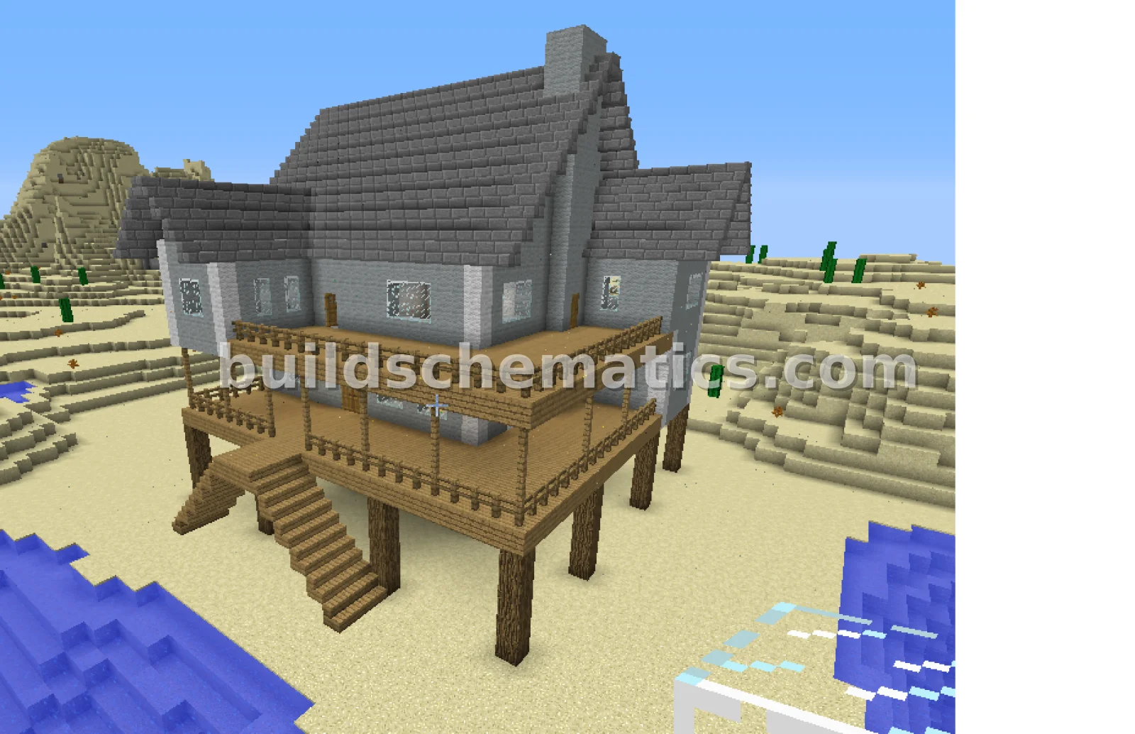 Small Beach House on Stilts