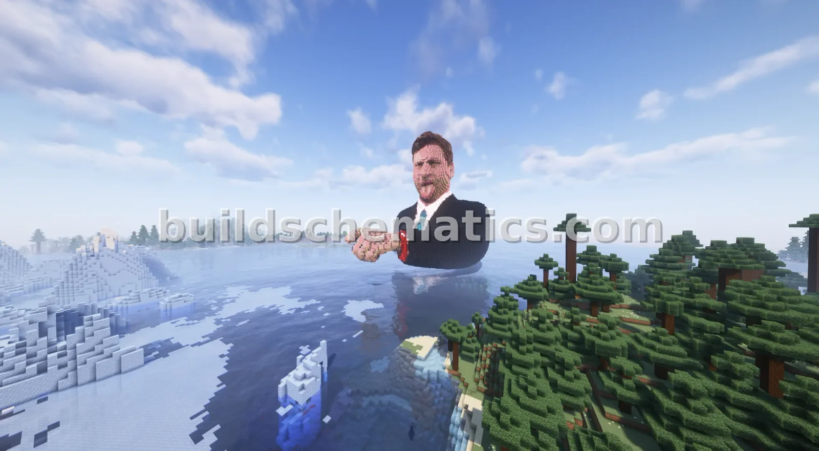 Gaspi Busto Tribute Statue — view 2
