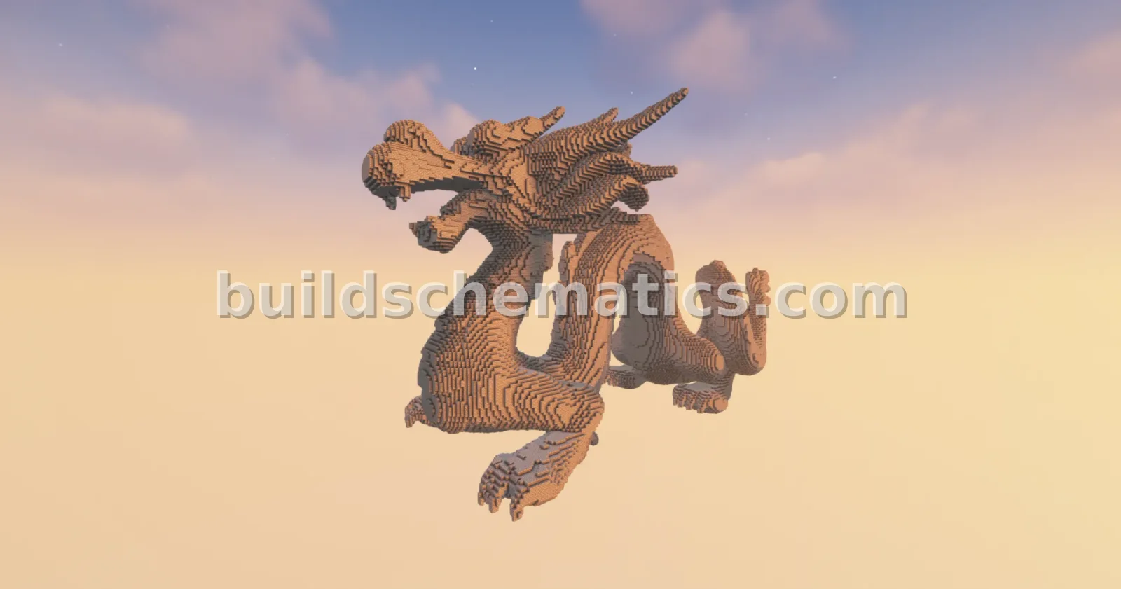 Eastern Dragon Statue — view 3