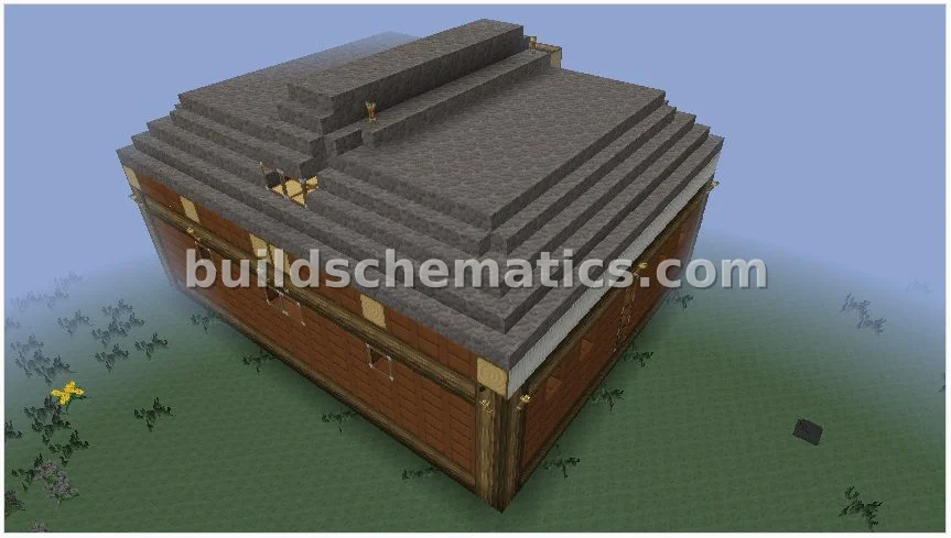 Simple Warehouse and Living Quarters — view 3