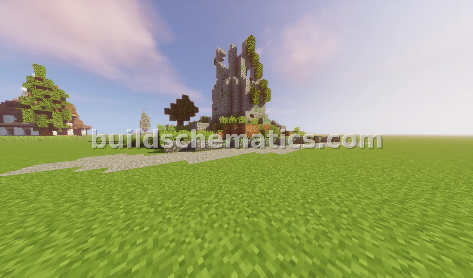 Ruined Medieval Castle Tower