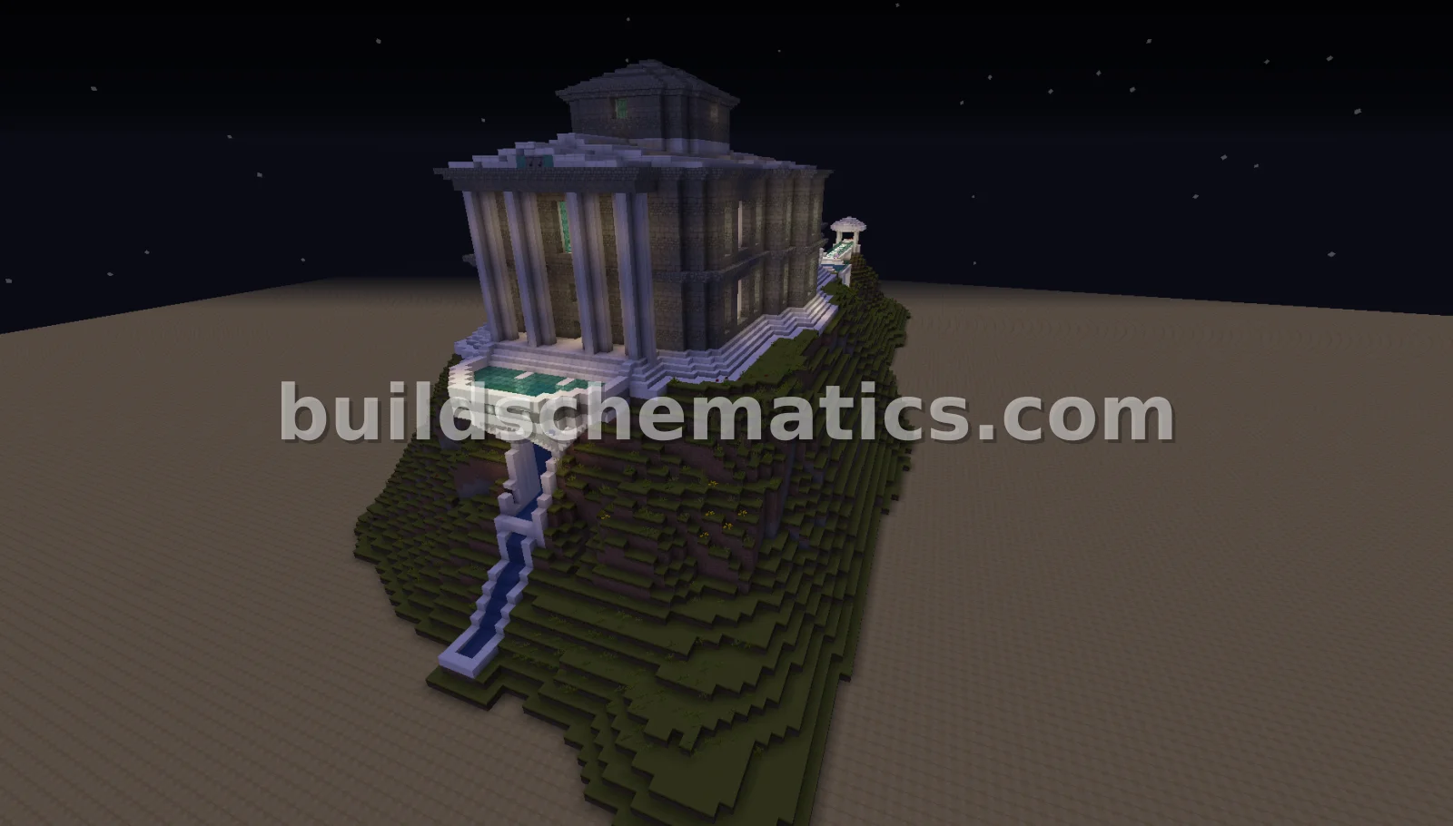 Ridge Mansion With Pool And Tower — view 3