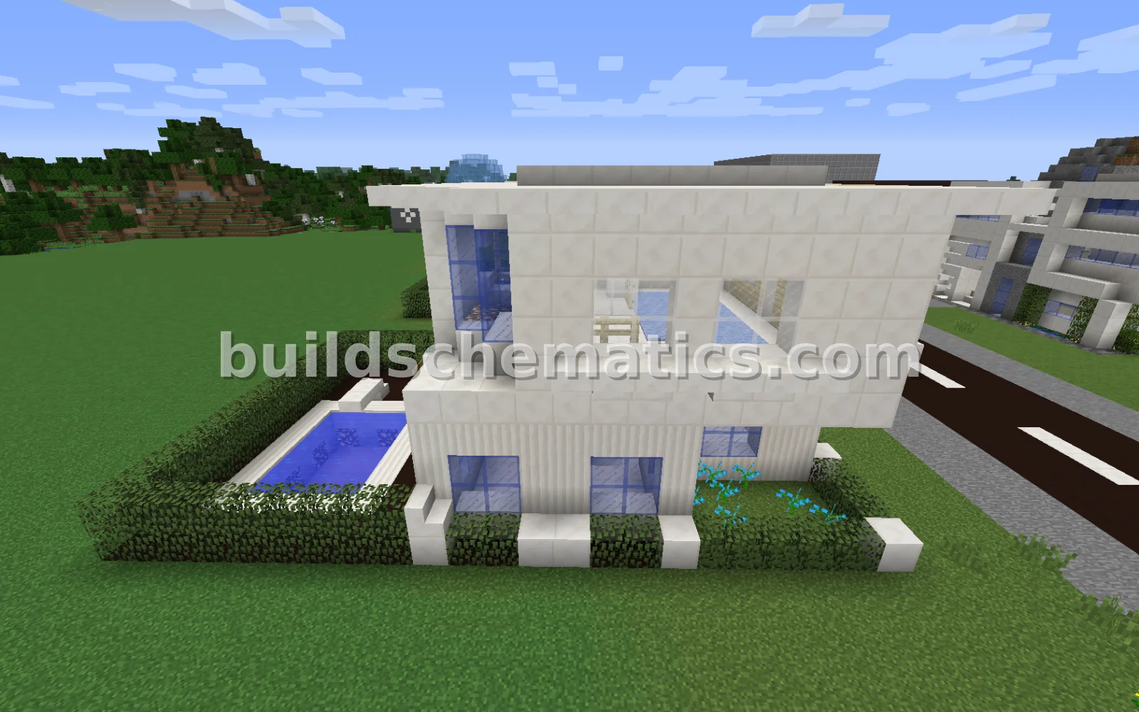 Modern House with Garden Pool — view 2