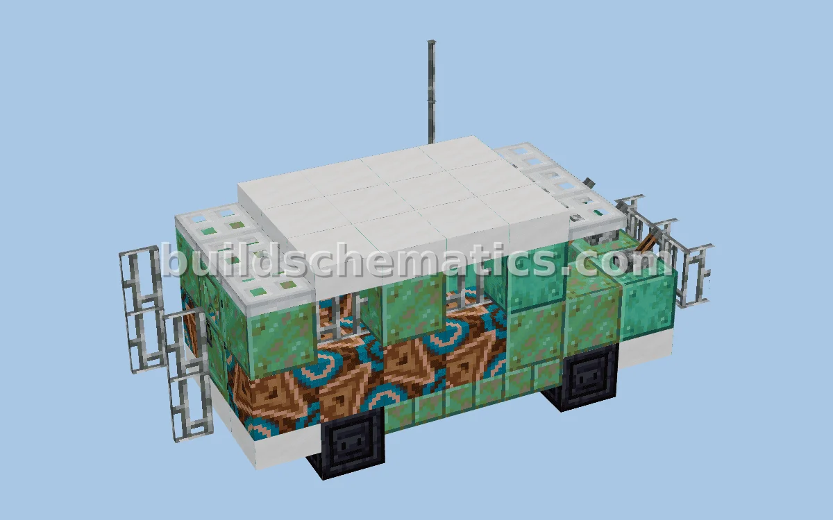 Armored Van Minecraft Build