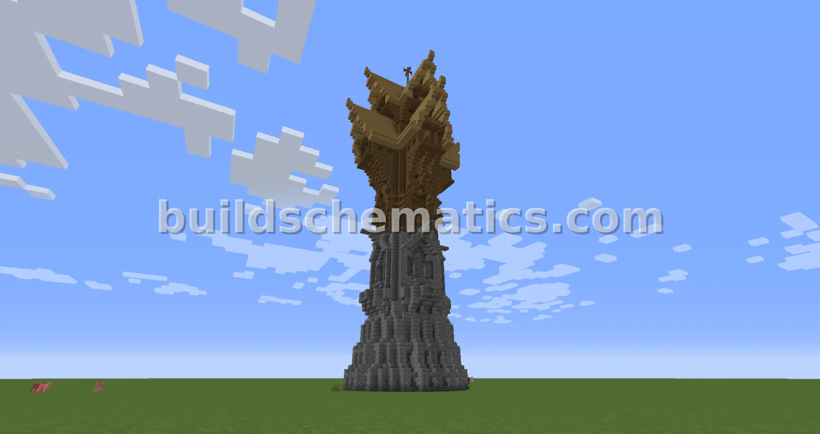 Fantasy Wizard Tower Structure — view 4