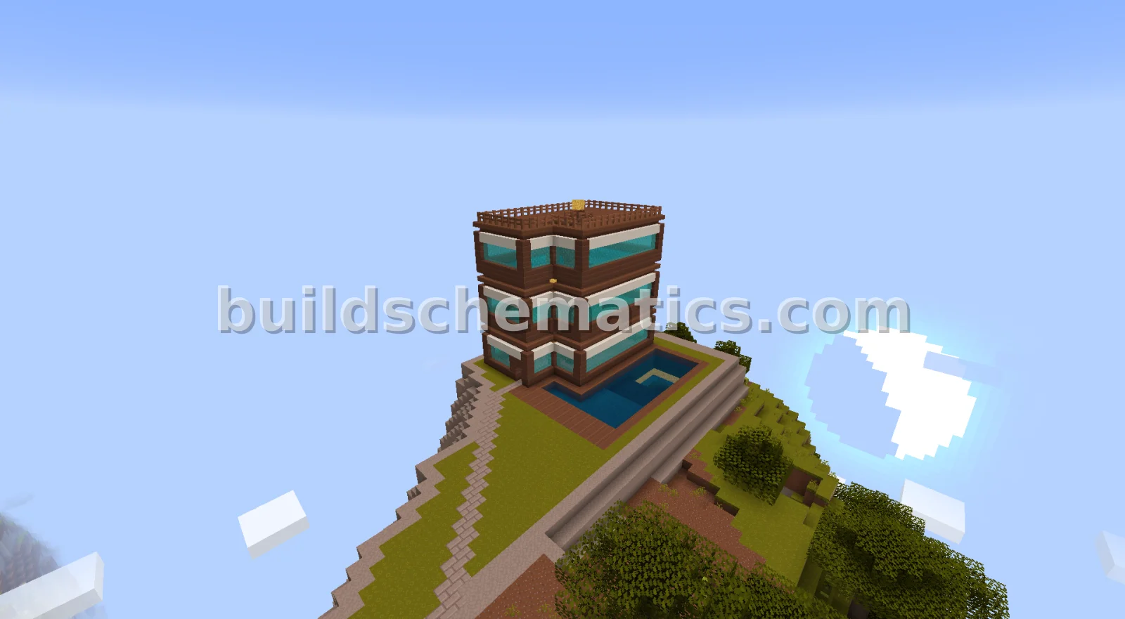Modern 3-Story Wooden Home — view 2