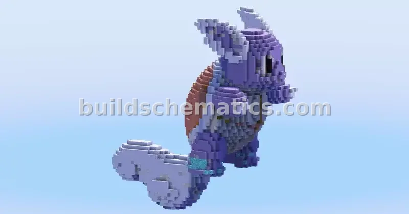 Pokemon Wartortle Sculpture