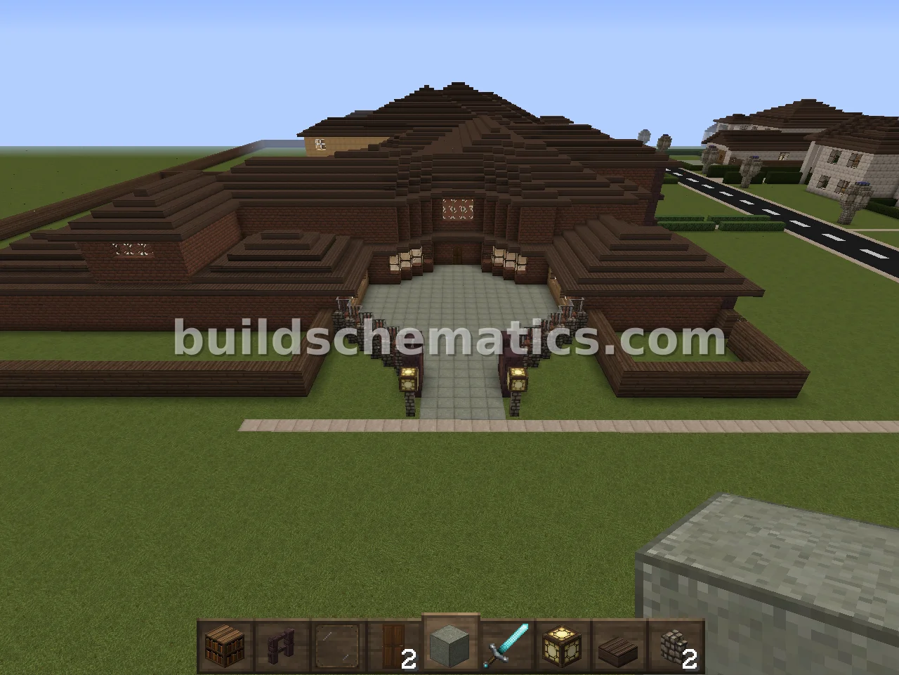 Brick House with Unfinished Interior — view 2