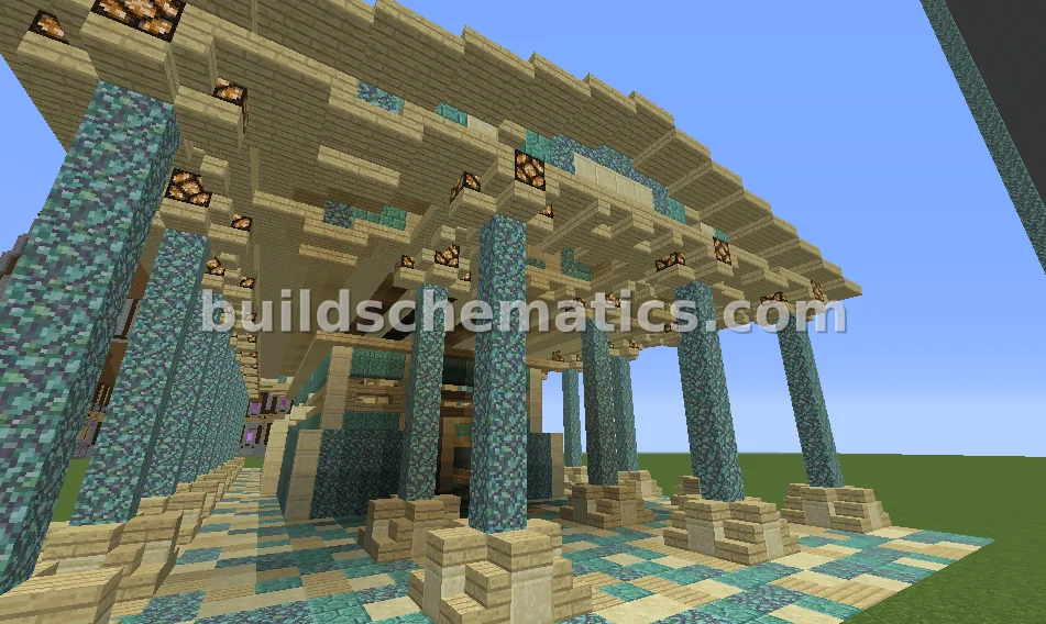 Ancient Greek Open Air Temple Structure