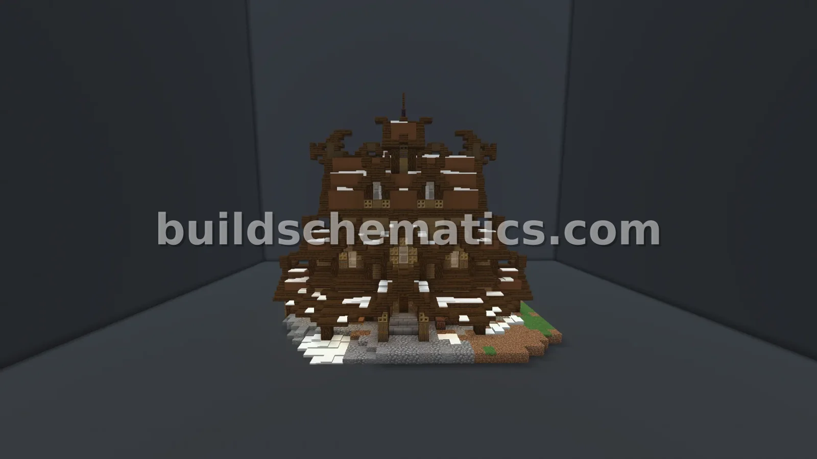 Nordic Tavern Minecraft Schematic — view 5