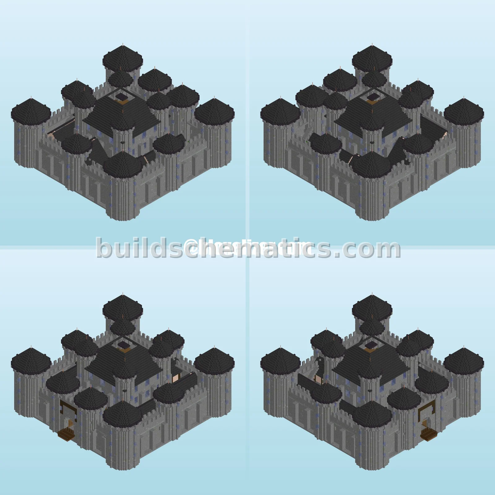 Simple Medieval Castle Structure