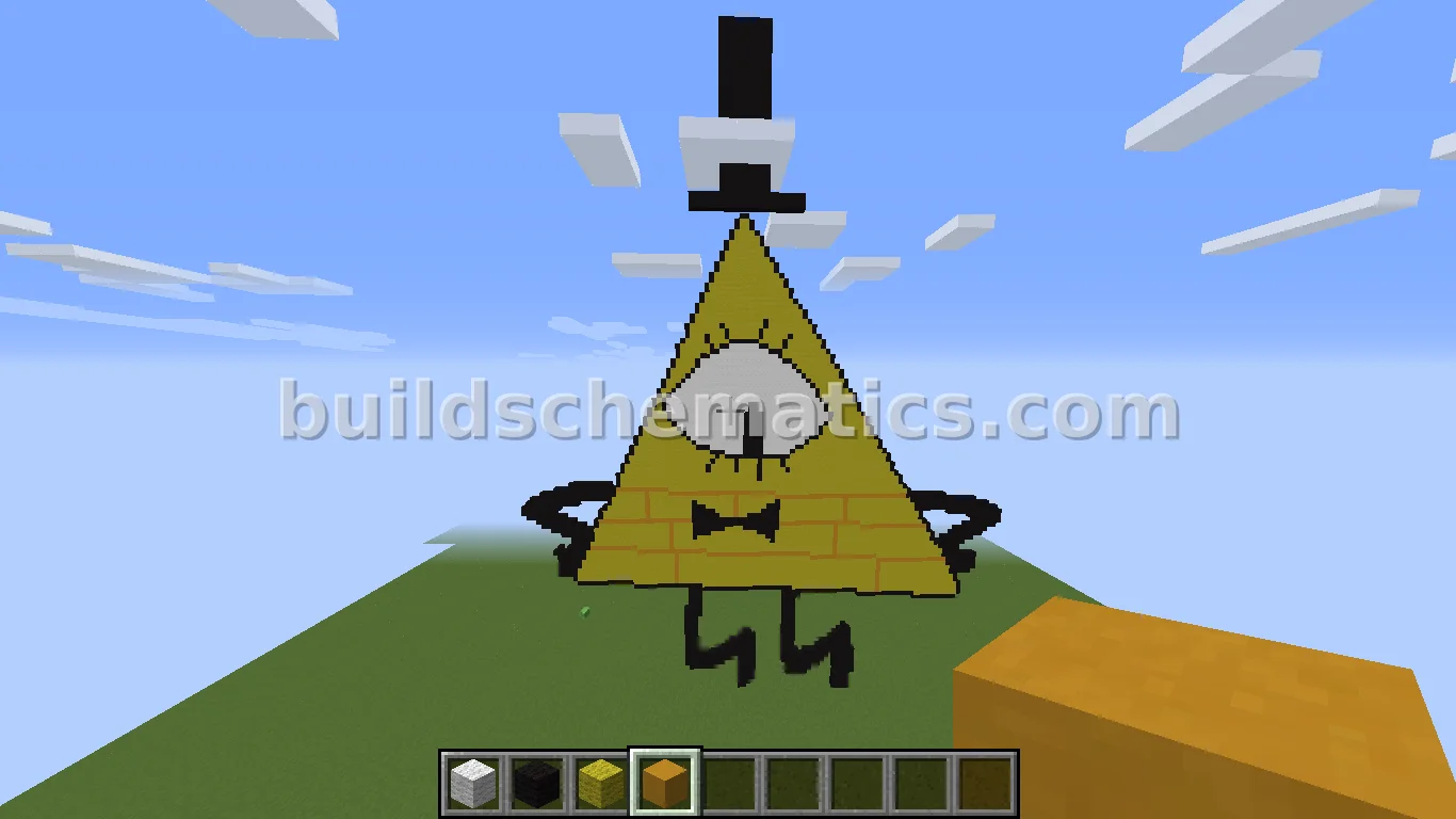 Bill Cipher Pixel Art