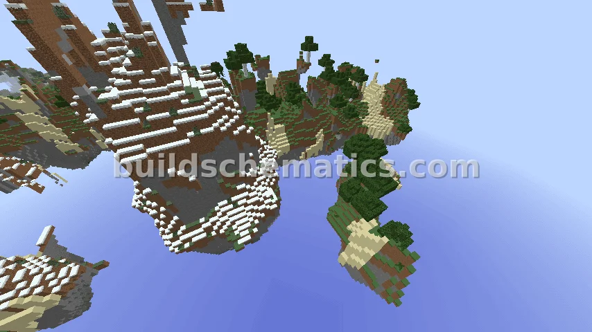 Forest Island Cluster - Floating Islands — view 2